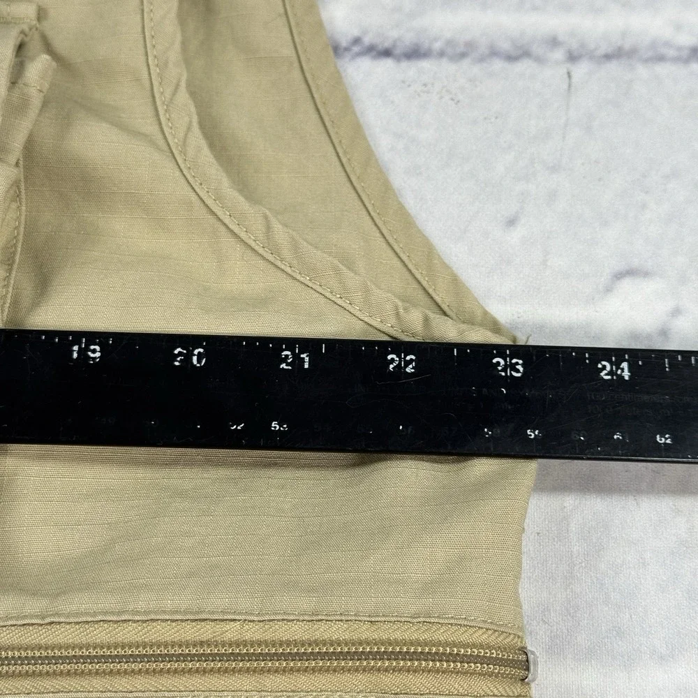 Vintage Woolrich Vest Mens L‎ Safari Hunt Fishing Shoot Travel Photography Khaki
